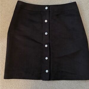 The Limited Chocolate Brown Suede Mini